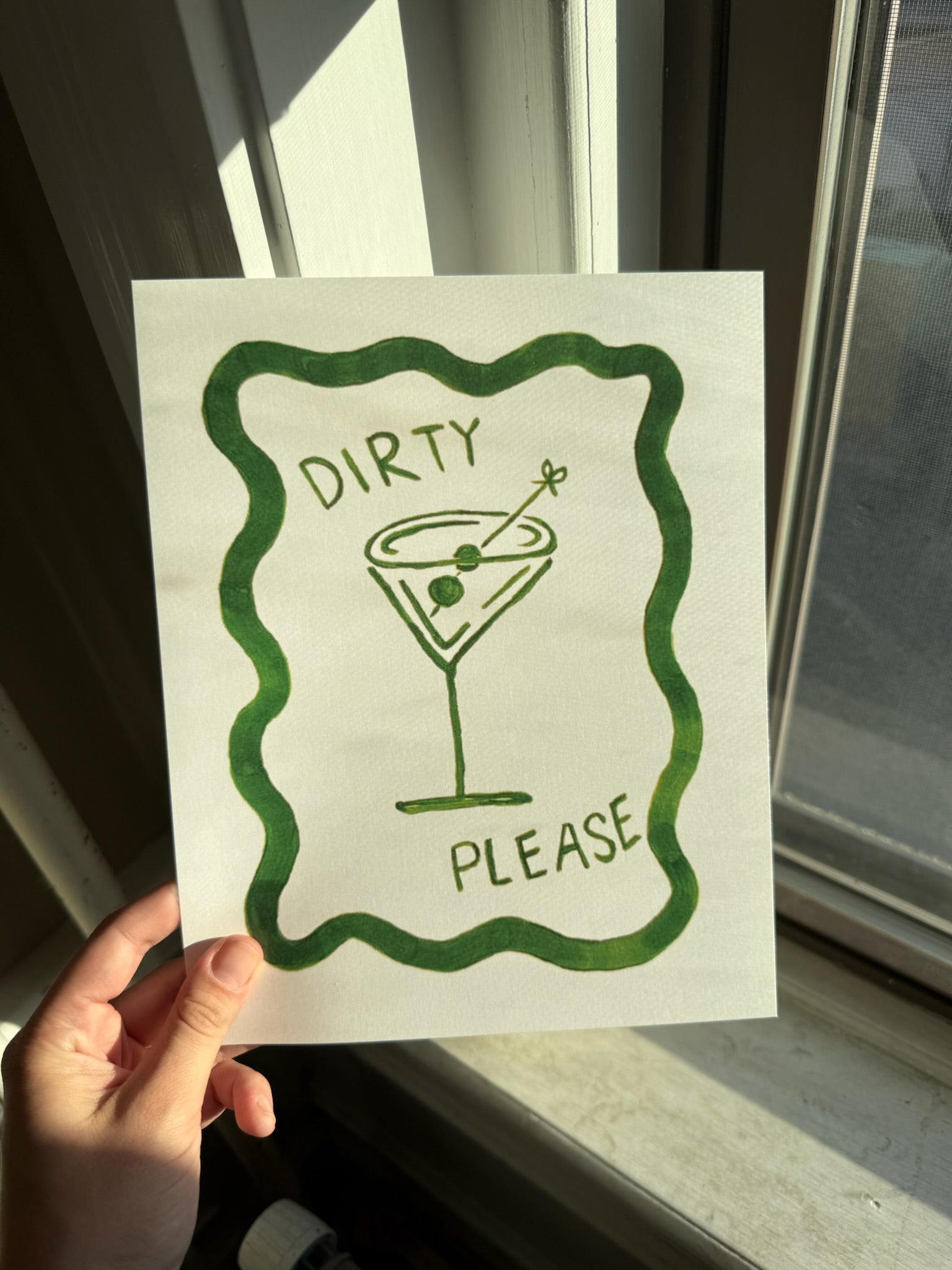 Shaken, Not Stirred. Print