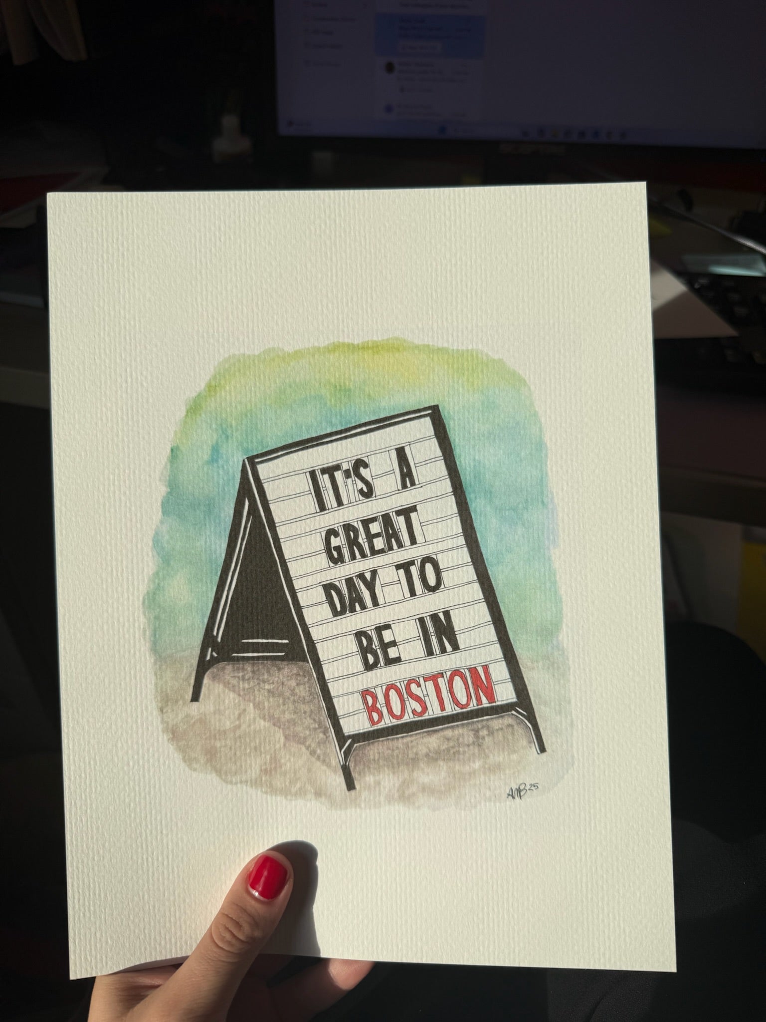 It's a great day! Print