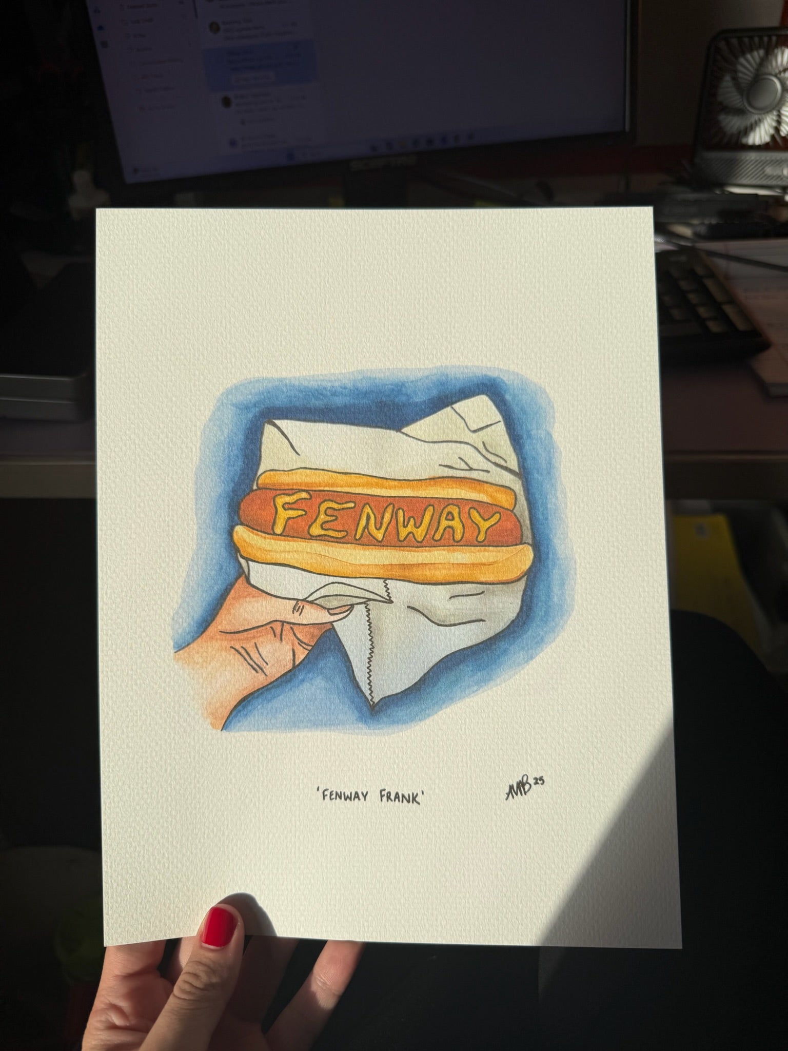 Fenway Frank Print