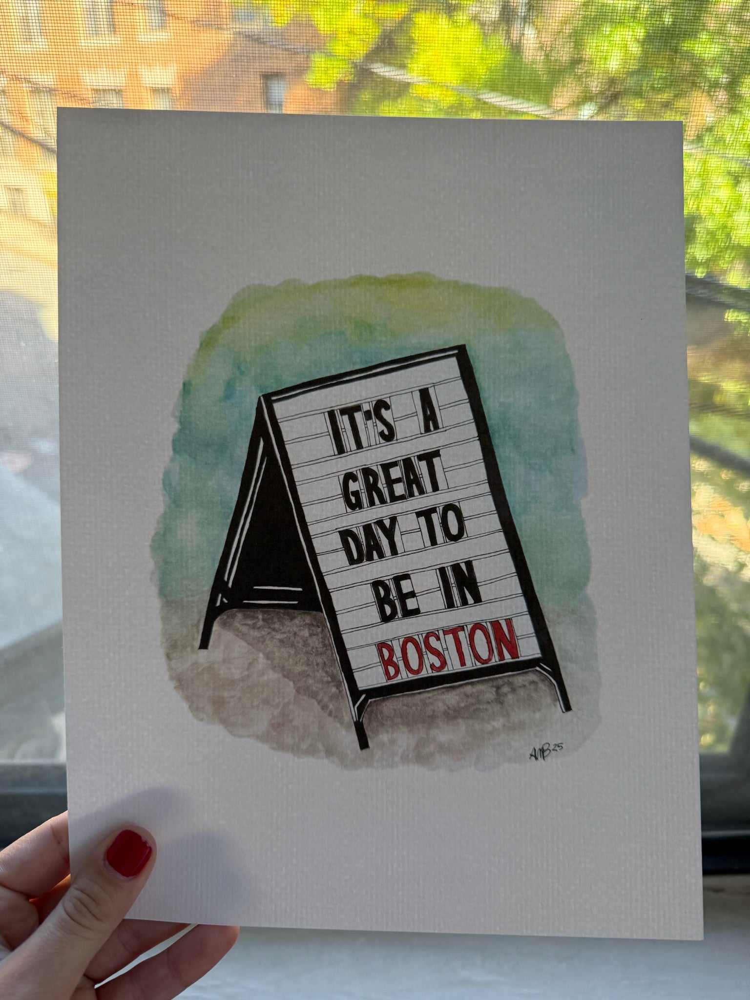 It's a great day! Print