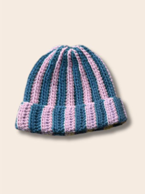 Striped Beanie