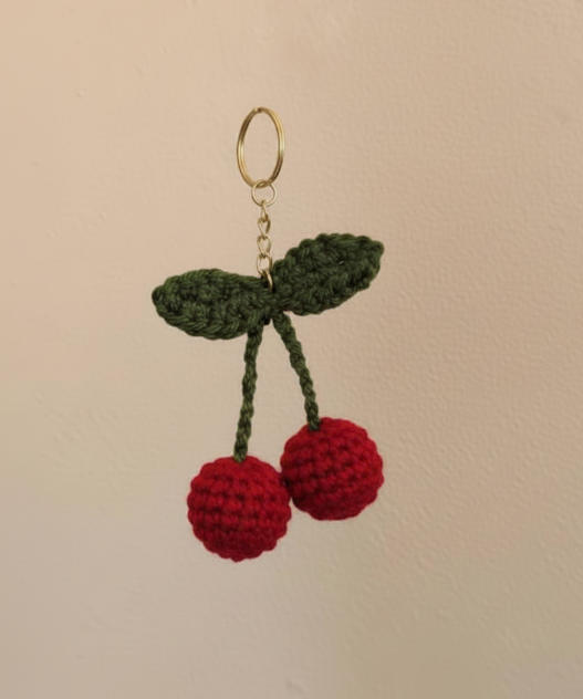 Cherries Keychain
