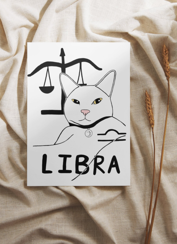 Zodiac Kitties Print