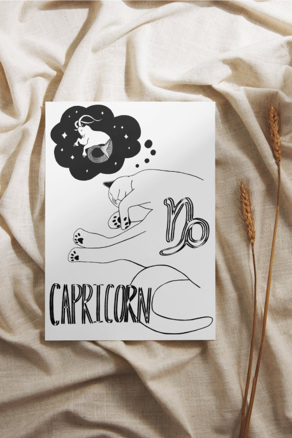 Zodiac Kitties Print