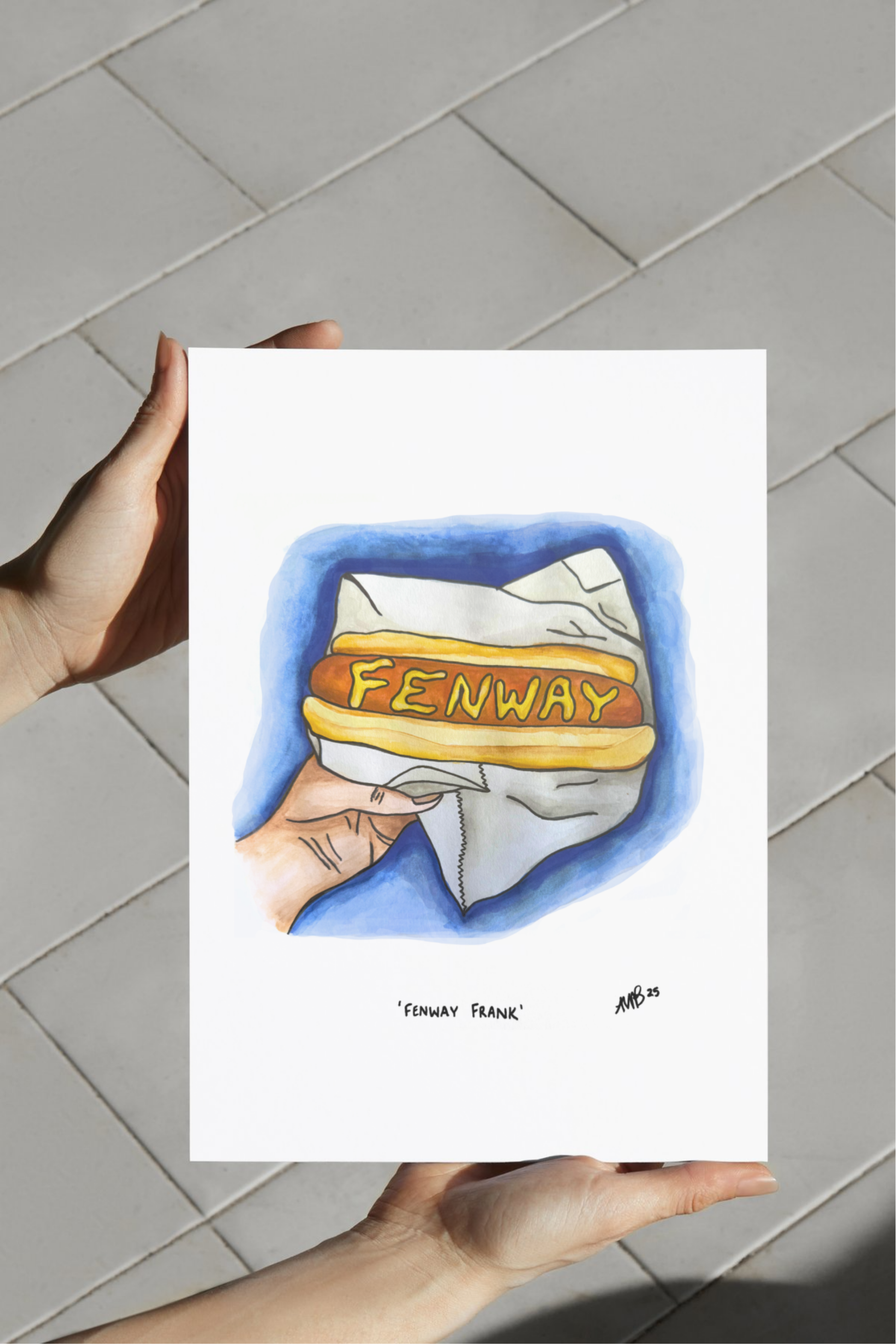 Fenway Frank Print